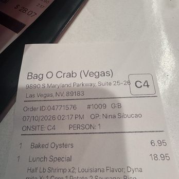 Bag O Crab - Seafood Near Me - Las Vegas, Nevada