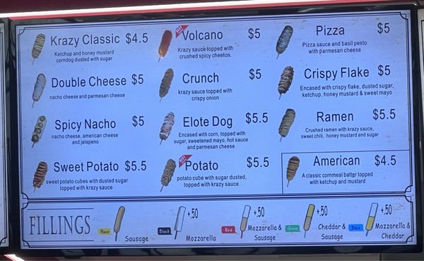 Menu photo 4 krazydog Houston, TX