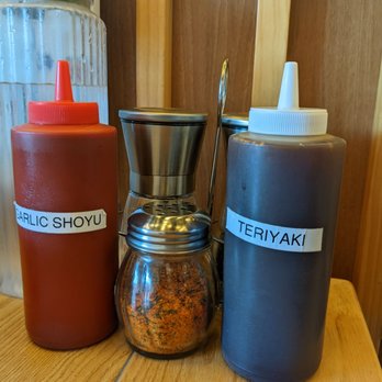 Sizzling Lunch - Garlic shoyu sauce, chili pepper seasoning, and teriyaki sauce - Teppanyaki Near Me - Fremont, California Sizzling Lunch - Garlic shoyu sauce, chili pepper seasoning, and teriyaki sauce - Teppanyaki Near Me - Fremont, California