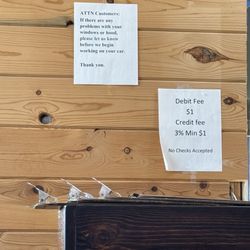 Yuba Tire & Smog Repair - Usage of Debit and credit card is additional $1.