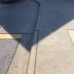 McDonald's - Invisible curb in darkness