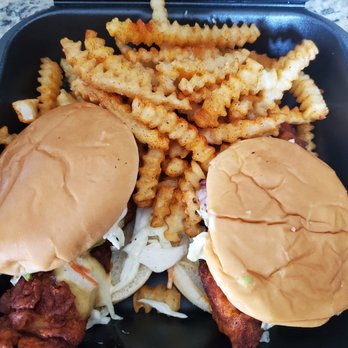 Angry Chickz - hot chicken slider combo - Chicken Shop Near Me - Bakersfield, California Angry Chickz - hot chicken slider combo - Chicken Shop Near Me - Bakersfield, California