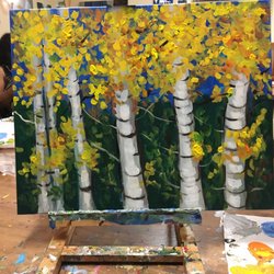 Studio Elie - My masterpiece! Birch trees