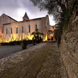 La Cervara - L'accesso all'Abbazia e la chiesa