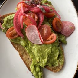 Avocado toast $23