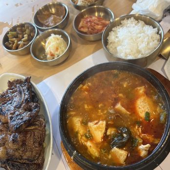 HanBop - Kalbi & soft tofu soup combo - Korean Near Me - Lake Forest, California HanBop - Kalbi & soft tofu soup combo - Korean Near Me - Lake Forest, California