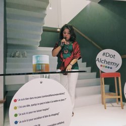Eleonora Arduini Gallet - Invitée à raconter mon histoire, celle d'une Naissance sans Souffrance, lors de la première 1°soirée HubDot à Paris, le 8 juin 2017