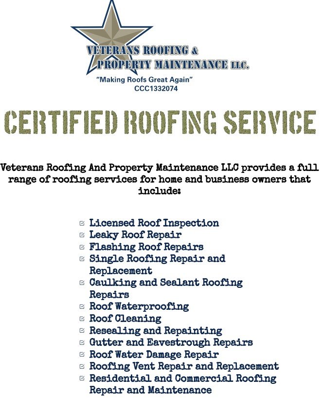 Slide of Veterans Roofing & Property Maintenance
