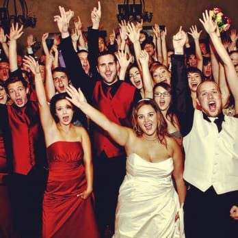 Merry Weddings - MERRY WEDDINGS : Andrew & Megan with their cheering guests. Kansas City, MO Wedding DJ & Wedding MC - DJs Near Me - Lees Summit, Missouri Merry Weddings - MERRY WEDDINGS : Andrew & Megan with their cheering guests. Kansas City, MO Wedding DJ & Wedding MC - DJs Near Me - Lees Summit, Missouri