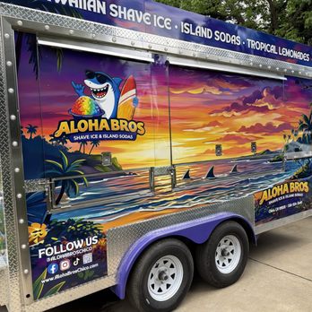 Aloha Bros - Thank you LRT Graphics for the beautiful wrap on our trailer! - Shaved Ice Near Me Aloha Bros - Thank you LRT Graphics for the beautiful wrap on our trailer! - Shaved Ice Near Me
