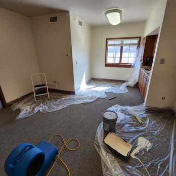 Blue Star Services - Room remodeling with paint and shampoo flooring. - Painters Near Me