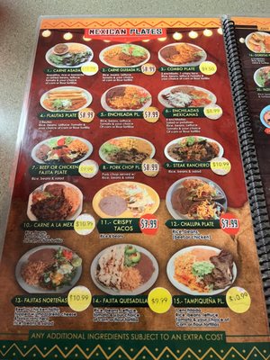 Menu photo 4 El Norteno New Braunfels, TX