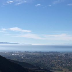 Kissing Point Scenic Viewpoint - View over Goleta with the lesser seen Santa Rosa Island (right) and Santa Cruz Island (left)