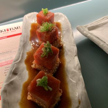 Temaki Bar - Spicy Tuna Crispy Rice* - Sushi Bars Near Me - Las Vegas, Nevada Temaki Bar - Spicy Tuna Crispy Rice* - Sushi Bars Near Me - Las Vegas, Nevada