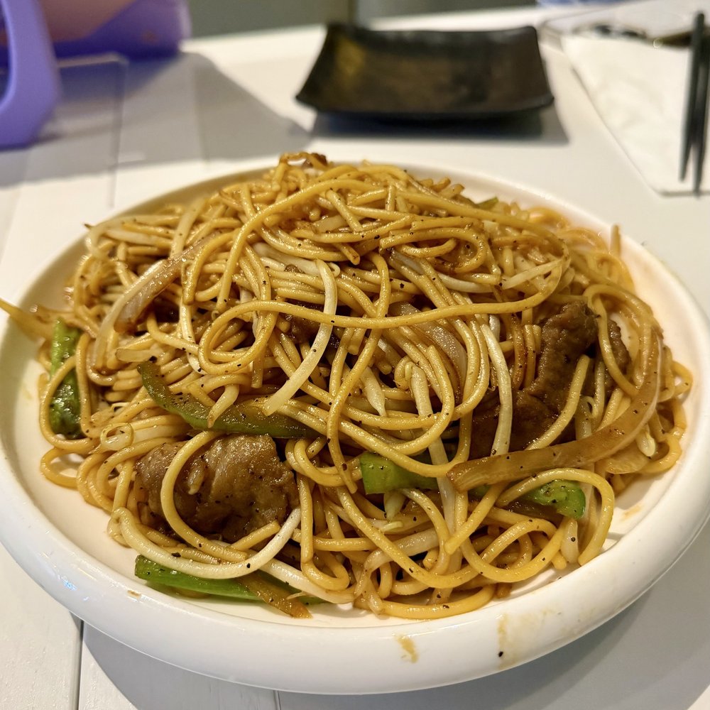 Baby Cafe - Black pepper beef pan fried spaghetti - Cafes Near Me - San Leandro, California Baby Cafe - Black pepper beef pan fried spaghetti - Cafes Near Me - San Leandro, California