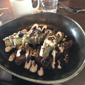 Root Down - Zucchini Bread French Toast YUM!! - New American Near Me - Denver, Colorado