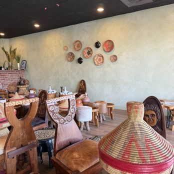 Addis Ethiopian - Part of dining area - Ethiopian Near Me - San Diego, California