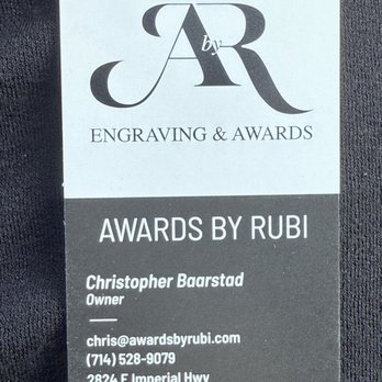 Awards By Rubi - Engraving Near Me - Brea, California