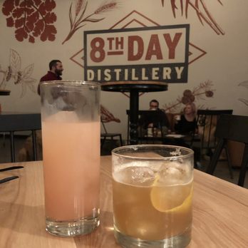 8th Day Distillery - The greyhound and chai cocktail - Distilleries Near Me - Indianapolis, Indiana