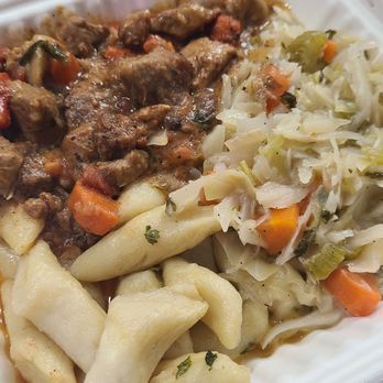 Kowalski Deli - Goulash, Dumplings, and Cabbage Slaw - Polish Near Me - Charleston, South Carolina