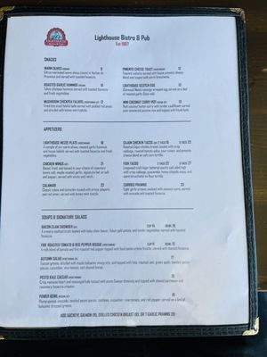 Menu photo 2 Lighthouse Bistro & Pub Nanaimo, BC