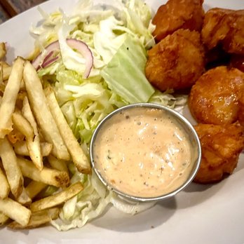 Mayer's Tavern - Fried scallops served with an insane amount of fries. - Seafood Near Me - Cape May, New Jersey Mayer's Tavern - Fried scallops served with an insane amount of fries. - Seafood Near Me - Cape May, New Jersey