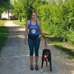 Sarah Sunshine's Pet Services - Walking KC on a lovely July day.