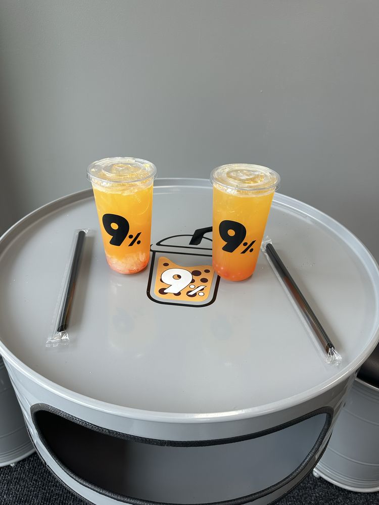 9% Milk Tea & Asian Market Logo