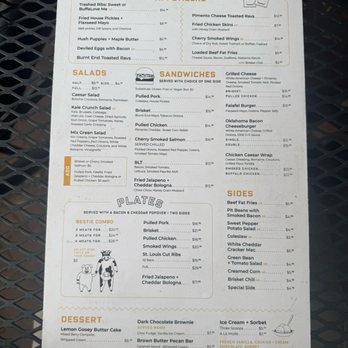 Salt + Smoke - 6.11.2025 Menu - Barbeque Near Me - Saint Charles, Missouri