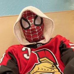 Skatetown Ice Arena - Spider-Man taking a selfie at Skate Town!