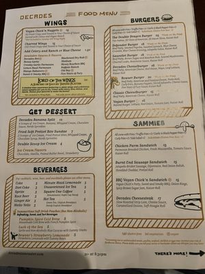 Menu photo 5 Decades Lancaster, PA
