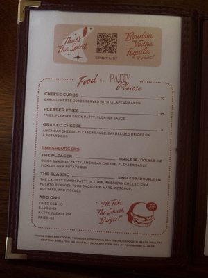 Menu photo 4 Small Bar Chicago, IL
