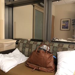 Sharp Mary Birch Hospital for Women & Newborns - My room that was in by myself This couch made into a couch bed 4-12-24