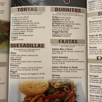 The Jefas Mexican Grill - Page 2 of menu - Mexican Near Me - Galena, Maryland The Jefas Mexican Grill - Page 2 of menu - Mexican Near Me - Galena, Maryland