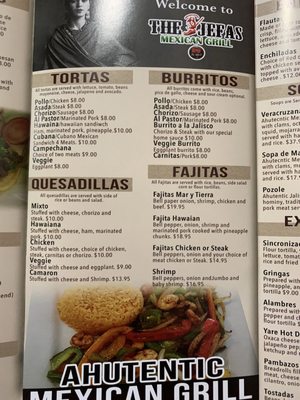 Menu photo 2 The Jefas Mexican Grill Galena, MD Menu photo 2 The Jefas Mexican Grill Galena, MD