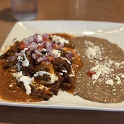 Jerry's grill - Huevos Rancheros with shredded beef added