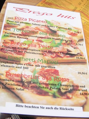 Menu photo 8 Prego Hamburg, HH