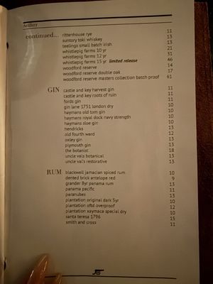 Menu photo 7 Artillery Savannah, GA