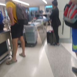 TSA Checkpoint Southwest Upper - Dallas Love Field - Slow as frozen molasses, people have to get on their flight. But NO, TSA can't be bothered.
