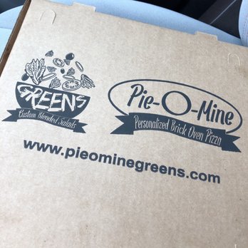 Pie O Mine Greens - Pizza box - Pizza Near Me - East Amherst, New York