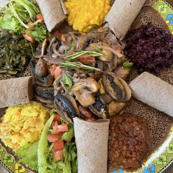 Jebena Bistro - Vegan combo platter - Coffee & Tea Near Me - Chamblee, Georgia Jebena Bistro - Vegan combo platter - Coffee & Tea Near Me - Chamblee, Georgia