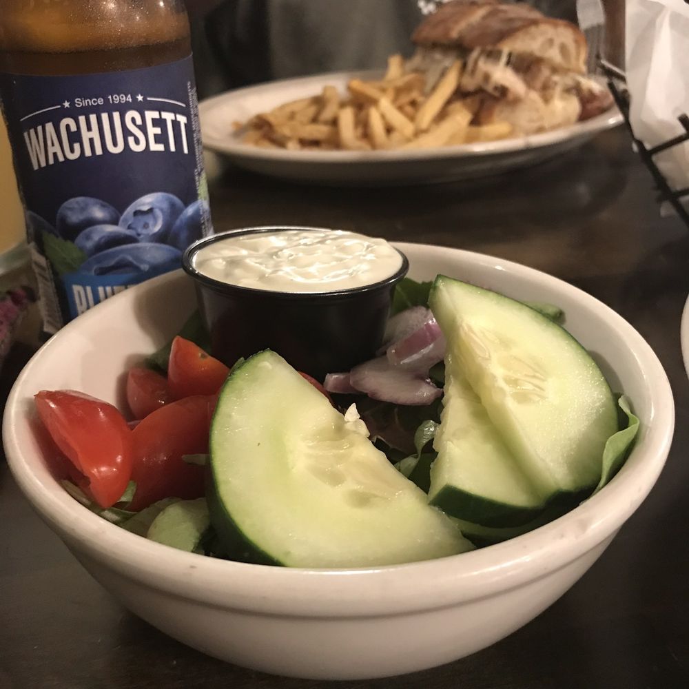 The Yelling Goat - Salad came with Eggplant Parmesan but at the same time as the meal - Bars Near Me - Lancaster, New York The Yelling Goat - Salad came with Eggplant Parmesan but at the same time as the meal - Bars Near Me - Lancaster, New York