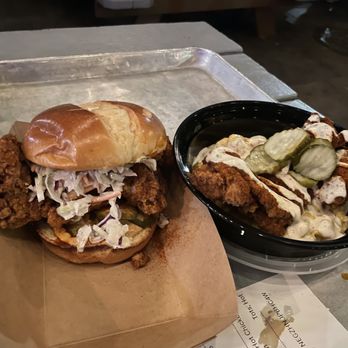 Iyla's Southern Kitchen - Nashville Hot Chicken Sandwich Hot Chicken Mac and Cheese Bowl - Southern Near Me - Raleigh, North Carolina Iyla's Southern Kitchen - Nashville Hot Chicken Sandwich Hot Chicken Mac and Cheese Bowl - Southern Near Me - Raleigh, North Carolina