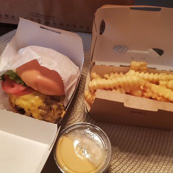 Shake Shack Oak Lawn - Shack burger and Fries and side of cheese - Burgers Near Me - Oak Lawn, Illinois Shake Shack Oak Lawn - Shack burger and Fries and side of cheese - Burgers Near Me - Oak Lawn, Illinois