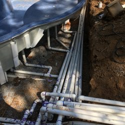 Refurb And Remodel - Organized plumbing to pool