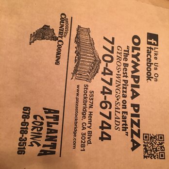 Olympia Pizza - Pizza box - Pizza Near Me - Stockbridge, Georgia Olympia Pizza - Pizza box - Pizza Near Me - Stockbridge, Georgia