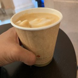 This is supposed to be a latte?! Ugh! I didn't ask for a cappuccino.