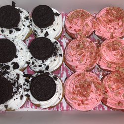 Ashante’s Sweets - Oreo cupcakes and strawberry crunch cupcakes