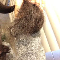 Amy fried my hair. I had to redo my hair after I got home.
