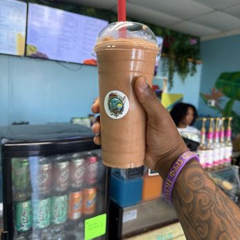 Toasty Coconut - Strawberry Banana smoothie - Coffee & Tea Near Me - Merritt Island, Florida Toasty Coconut - Strawberry Banana smoothie - Coffee & Tea Near Me - Merritt Island, Florida